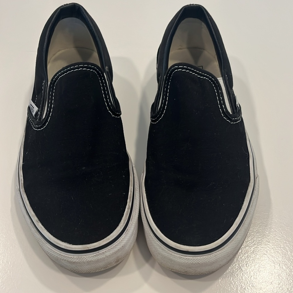 Vans Women’s Black Slip On Shoes